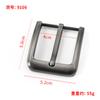 Fivela de Alfinete Nova de Liga Metálica Pronta de Fábrica Fivela de Cinto de Liga Metálica para Homens e Mulheres Estilo Coreano Fivela de Alfinete de Fivela Japonesa Fivela de Cinto Casual