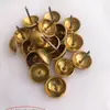 Suministro directo de fábrica clavo de tambor de cobre de doble cara para puerta clavo de burbuja al por mayor latón bronce clavo de sombrero vintage