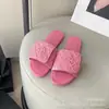 Mochila Escolar Acolchada Estilo Tweed Zapatos Planos con Hebilla Pantuflas de Lana Tejida para Mujer Versátiles de Verano Casuales Chanclas de Playa