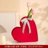 Libro Rojo Pequeño Bolso de Fieltro con Forma de Corazón Bolso de Mano Amor Compromiso Boda Caja de Dulces Bolso de Dulces para Dama de Honor Esencial para Boda