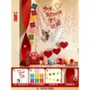 Casamento Rosa Dopamina Palavra Feliz Layout do Quarto de Casamento Parede de Fundo Decoração Atmosfera Nova Casa Sala de Estar Casamento Masculino e Feminino