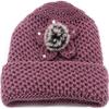 Chapéu de Mãe Chapéu de Inverno Feminino para Idosos Forrado com Lã Espessado Chapéu para Idosos Outono e Inverno Chapéu Quente de Vovó para Idosas