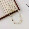 Cadeia de Clavícula com Contas Estrela do Mar Forma Especial Pérolas Abs Contas Douradas Conjunto de Pulseiras Estilo Praia Oceano Nova Moda Transfronteiriça