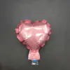 Balão de Filme de Alumínio em Formato de Coração de 5 polegadas, 10 polegadas, 18 polegadas para Decoração de Festa de Aniversário, Evento de Celebração de Casamento