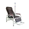 Silla de Infusión Hospitalaria con Barra Telescópica Ajustable, Silla de Sala de Espera Ambulatoria Hospitalaria, Silla de Goteo, Silla de Cola Hospitalaria Reclinable