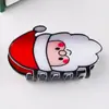 YHJ Accesorios para el Cabello Nueva Serie Navideña Papá Noel Pinza de Agarre Árbol de Navidad Pinza Tiburón para el Cabello Tocado Pinza para el Cabello