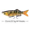 Nuevo mejor vendedor de Amazon señuelo de pesca multi-sección para carpa 11cm/22.5g minopo suministros de pesca
