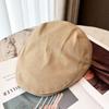Boina Gorra de Verano para Niños Gorra Retro Anti-Desgaste Pico de Pato para Hombre Delgada Otoño Corea del Sur Circunferencia de Cabeza Pequeña Moderna