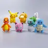 Set Sólido de 6 Piezas de Pokémon Caja Sorpresa Anime de Moda Figura de Juguete Cápsula Squirtle Adorno de Decoración para Coche