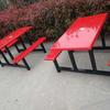 Mesa y Sillas para Comedor Exterior con Sombrilla, Mesa para Comedor Exterior, Entrada de Tienda de Conveniencia Supermercado, Combinación de Mesa y Silla de Una Pieza, Mesa y Sillas para Comedor de Agua de Azúcar