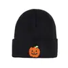 Chapéu de Lã com Padrão de Abóbora para Ciclismo Proteção contra Frio Aquecimento Chapéu de Tricô Moderno Versátil Design de Nicho Chapéu de Halloween