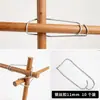 Soporte de caña de bambú hebilla de resorte hebilla de alambre de acero para plantación doméstica hebilla de acero para jardinería estante para plantas trepadoras accesorios de tubo de acero con recubrimiento de plástico hebilla de conexión