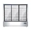 Vitrina Personalizada, Vitrina de Cristal para Pedidos de Hot Pot Picante, Vitrina Refrigerada para Conservación de Frescos, Enfriamiento Directo por Aire, Suministro Transfronterizo