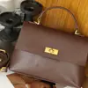 Capa superior piel de vaca moda simple bolso de hombro para mujer retro casual bolso para el día a día bolso mensajero bolso mensajero portátil bolso cuadrado pequeño