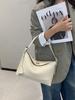 Bolso Cruzado de Cuero Genuino de Gran Capacidad Estilo Retro para Debajo del Brazo 2026 Nuevo de Moda Coreana Piel de Vaca de Primera Capa Bolso de Hombro para Mujer
