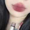 DIXI pequeno tubo de prata esmalte labial fosco veludo branco lama labial baixa saturação cor de chá com leite Joker treme ao vivo atacado