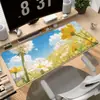 Alfombrilla de Ratón y Alfombrilla de Escritorio Temáticas de Sanación con Paisajes Naturales de Alta Definición, Antideslizante, Resistente al Desgaste, con Bordes Bloqueados de Precisión