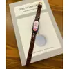 Correa de Fábrica Adecuada para Xiaomi Mi Band 10 Correa Xiaomi 9/8Nfc Clásica Accesible Lujo Correa de Cuero de Alta Calidad con Patrón de Bambú