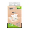 Papel de Tejido Jierou Sin Aroma 150 Hojas 3 Paquetes/Paquete de Servilletas, Papel Higiénico, Pañuelo Facial Resistente al Agua, Paquete Económico para el Hogar