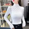 Suéter de capa base para mujer, cuello semi-alto, ropa interior, nuevo estilo otoño 2026 ropa para mujer, manga larga, estilo corto, tejido de punto, top de principios de otoño