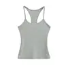 Camiseta de tirantes básica estilo dulce y picante con espalda cruzada, nuevo diseño de verano, se puede usar como capa interior o exterior, corte ajustado, hermoso diseño en la espalda, top de mujer de moda