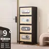 Sapateira para Entrada de Casa, Grande Capacidade, Multicamadas, Novo Modelo 2025, Armário Popular para Hall de Entrada, Novo Estilo Chinês