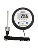 Termómetro Digital Electrónico de Pantalla para Hogar con Sonda, Termómetro de Agua para Cría Industrial, Termómetro para Acuarios, Invernaderos Interiores