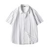 2024 Trendy Gods Summer New Style Shirt Trendy Plaid Casual Respirável Manga Curta Adolescente Top Masculino