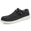 Mocasines Casuales para Pareja Transfronteriza, Zapatos de Lona, Zapatos Slip-On Perezosos, Zapatos Ligeros de Suela Gruesa para Mujer