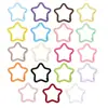 Hebilla de Resorte de Aleación con Forma de Corazón Pintado de Colores Hebilla de Equipaje Llavero de Estrella DIY Accesorios de Cuentas Venta al por Mayor