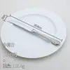 Juego de cubiertos de acero inoxidable 304 para uso transfronterizo en hoteles y restaurantes occidentales, cuchillo para bistec creativo martillado engrosado, cuchara y tenedor de postre