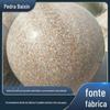 Atacado de fábrica cinco Pedra de Lótus barreira bola de pedra bloco de granito bola pilar de pedra bloco esférico