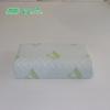 Funda de almohada de fibra de bambú de estilo simple, color verde claro, funda de almohada de jacquard de estilo simple, alta y baja, funda de almohada de látex de fibra de poliéster.