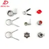 Accesorios Hengda para Barra de Mancuernas de Acero Barra Olímpica Clip de Retención Clip de Resorte Hebilla Varilla Roscada Tuerca Tuerca Ranurada Tuerca de Doble Seguridad