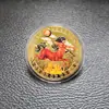 Moneda Conmemorativa de las Doce Constelaciones Moneda Chapada en Oro Constelación de 12 Medallón Conmemorativo de Tarot Europeo y Americano Moneda de Oro Moneda de los Deseos Espejo Cruzado