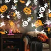 Tubo de luz de proyección para vacaciones transfronterizo luz de tormenta de nieve LED enchufe USB luz de Navidad luz de proyección de ambiente de Halloween