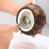 Venta al por mayor del fabricante Rallador de coco de acero inoxidable para uso doméstico, Montable en la pared, Rallador manual de pulpa de coco, Herramienta de cocina, Engrosado y duradero