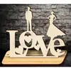Regalos personalizados para el Día de San Valentín transfronterizos, Carteras de madera, Accesorios de decoración para bodas, Adornos de mesa, Artesanías de madera para el hogar
