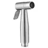 Compañero de Baño para Inodoro Doméstico Válvula Triangular de Salida Doble Pistola de Rociado Potenciadora de Alta Presión para Bidé de Baño Pistola de Agua