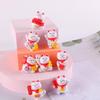 Bonito gato sorte boneca pvc pequenos enfeites DIY criativo bolo acessórios decoração do carro chaveiro fábrica