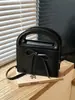 Bolsa de mão feminina minimalista estilo ins coreano 2026 nova bolsa de ombro versátil para o dia a dia com design de laço doce