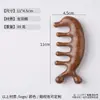 Pente de Sândalo Natural Dragão e Fênix Pente de Massagem Meridianos Pode Imprimir LOGO Pente de Massagem de Cinco Dentes Pente de Massagem Golfinho