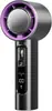 Ventilador Turbo Portátil Recargable por USB de Mano con Pantalla Digital 100 Velocidades Ajustables Ventilador de Refrigeración Personal con Luz LED Flujo de Aire Potente Mini Ventilador para Viajes Oficina Exterior y Uso Diario