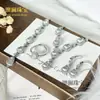 Pulsera de Hielo Blanco Natural Tipo Agua Espuma de Jade para Mujer, Lujoso Juego de Calabaza Incrustada, Pulsera de Lujo Ligero, Estilo de Jade Blanco de Nicho