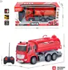 Camión cisterna de bomberos con control remoto de cuatro vías, camión de bomberos con escalera, ambulancia, montacargas, coche de juguete con control remoto de carga, producto nuevo transfronterizo