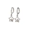 Pendientes de Circonita Estrella Celebridad de Internet Estilo Sexy Milenial Pendientes de Estrella Recortada de Cinco Puntas Pendientes de Estrella Estudiante Mejor Amiga Regalo