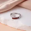 Anillo para Mujer, Lujo Ligero, Nicho de Alta Gama, Anillo Exagerado de Zirconia, Anillo Sencillo, Anillo Abierto, Joyería de Reina Madre, No se Desvanece