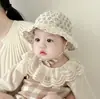 Gorro de Bebé Estilo Primavera y Otoño para Niñas, Elegante Sombrero de Princesa con Adorno de Encaje para Salidas, Sombrero de Sol Estilo Corte para Recién Nacidos
