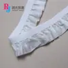 Cinta elástica de volante de tela colorida de 1.5 cm, de una sola cara, para dobladillos de falda y puños, accesorios para ropa de muñecas