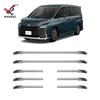 Adecuado para Toyota 22 Voxy serie 90 parachoques delantero electrochapado parrilla delantera malla media especial tira decorativa brillante